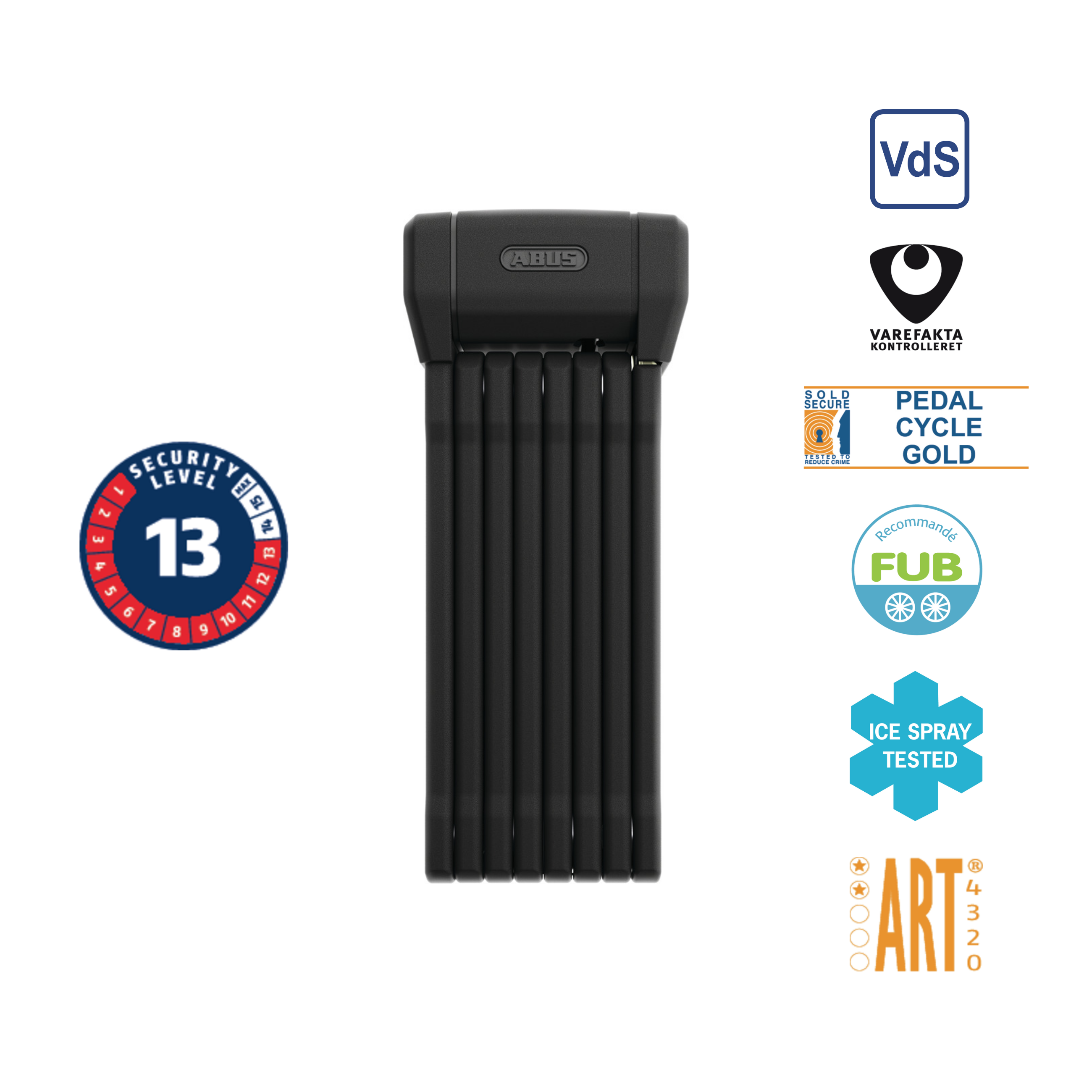 Abus BORDO 6200K Foldelås