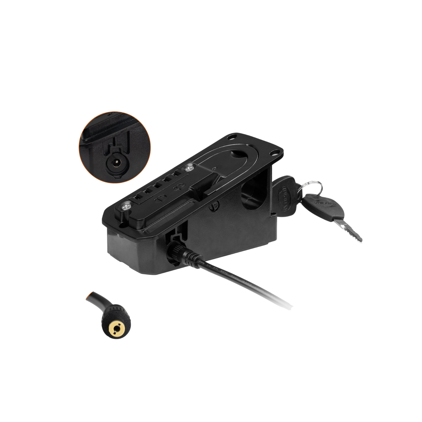 ENGWE oplader stik og connector - kompatibel opladningsport til Engwe elcykler.