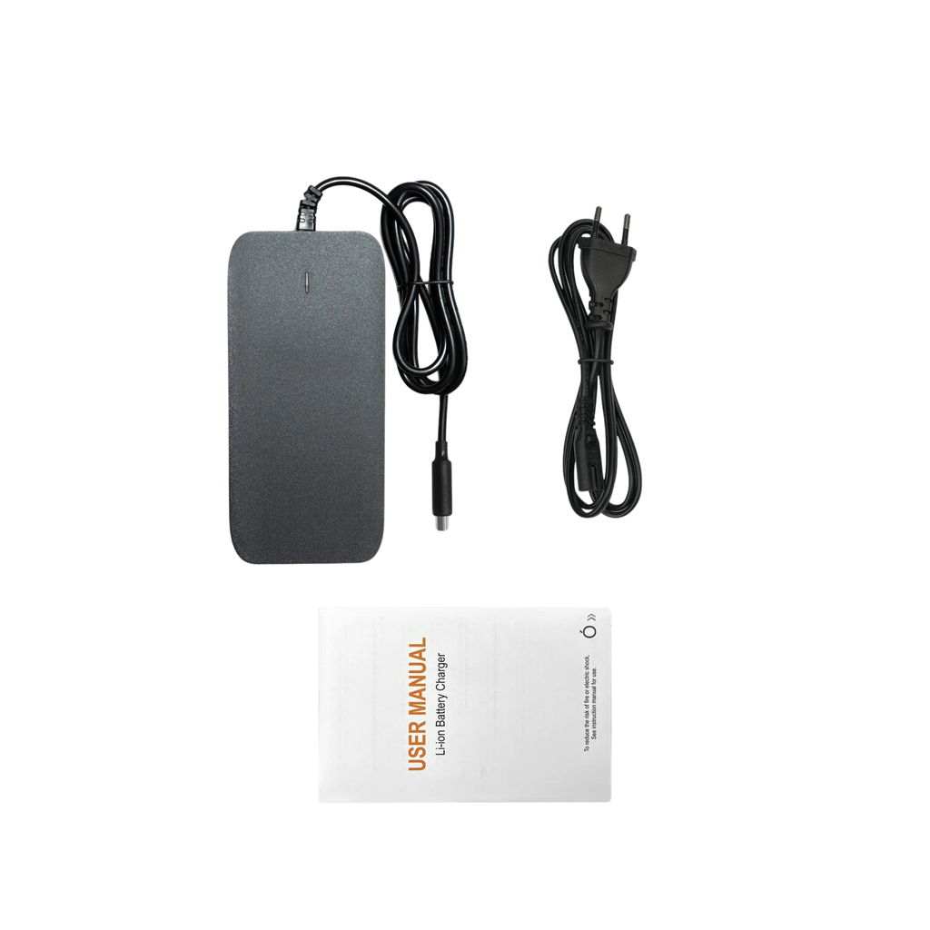 Original ENGWE oplader med brugermanual og strømkabel - 2 års garanti og hurtig levering.